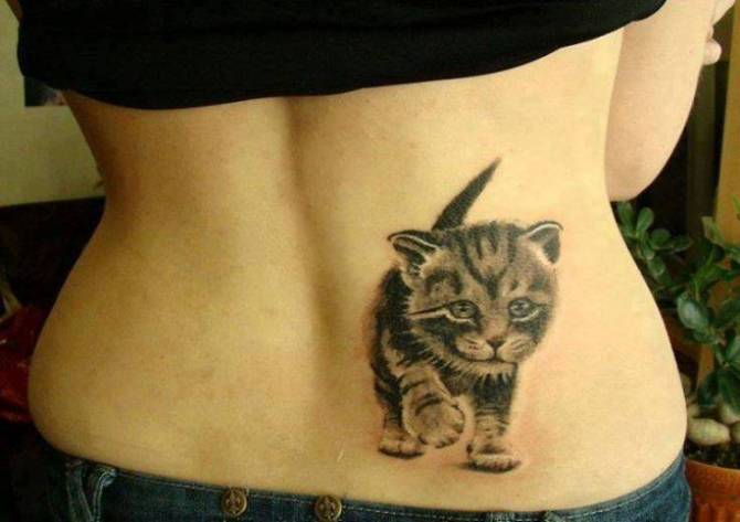 Small Cat Tattoo
