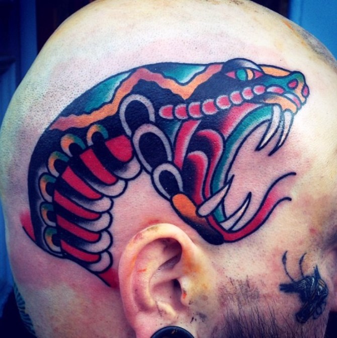 Snake Head Tattoo