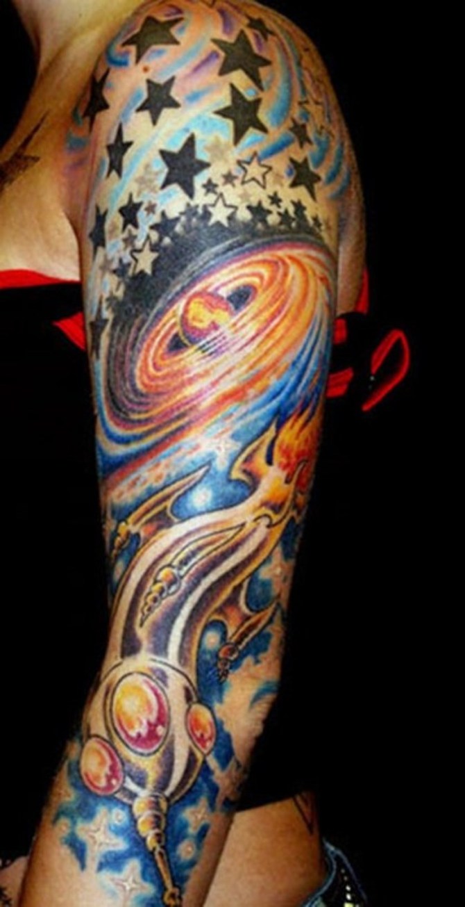 Tattoo Spaceship