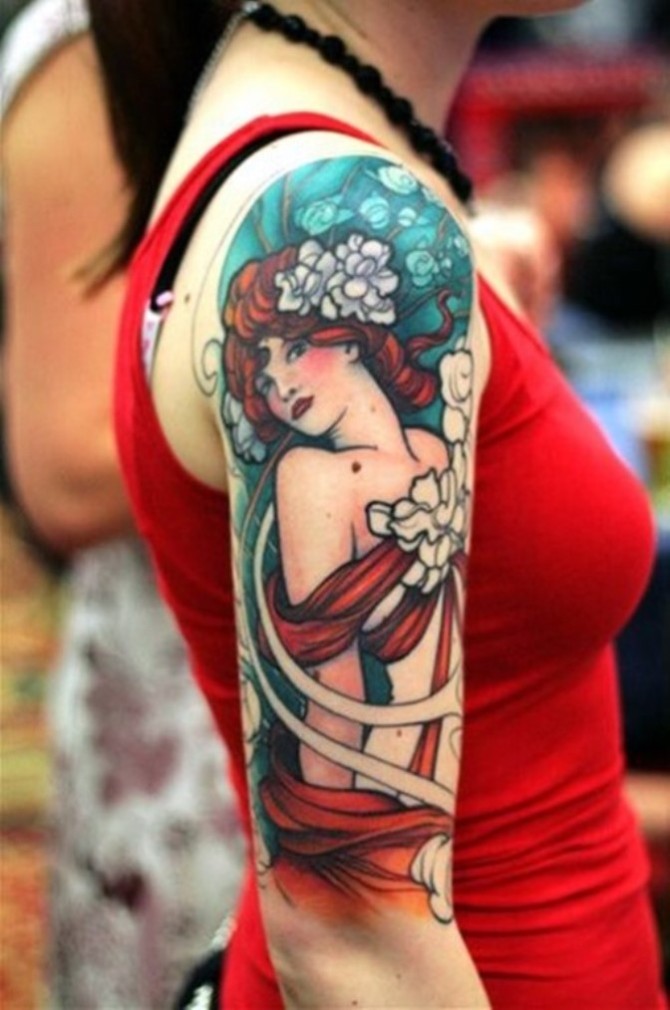 Tattoo on Shoulder for Girls