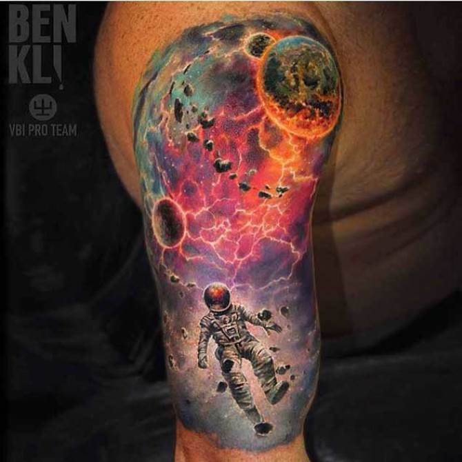  Outer Space Tattoo