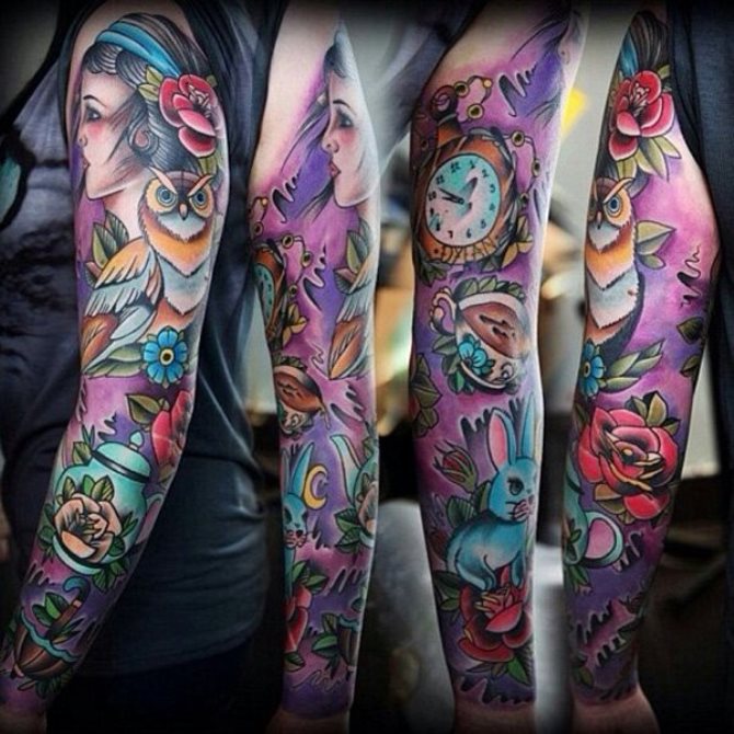 Flower Tattoo Sleeve