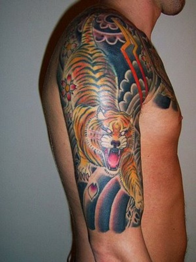 Arm Half Sleeve Tattoo