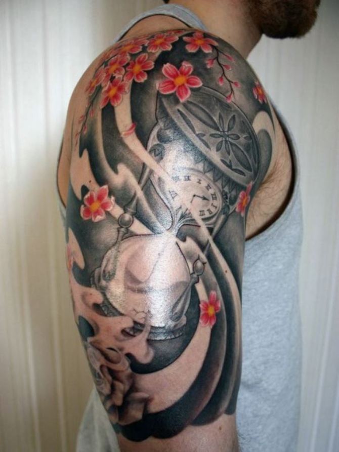 Cherry Blossom Tattoo Sleeve