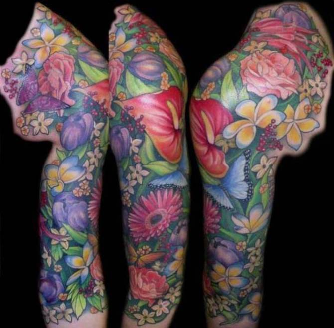 Flower Tattoo Sleeve