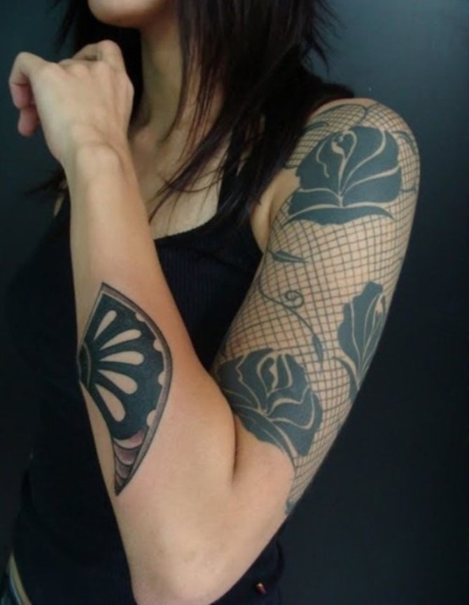 Half Sleeve Tattoo for Women