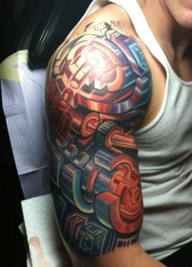 Cool Half Sleeve Tattoo