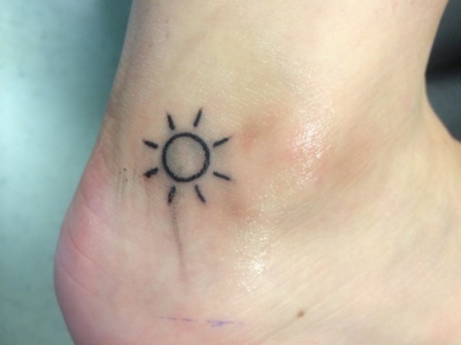 Tattoo on Ankle
