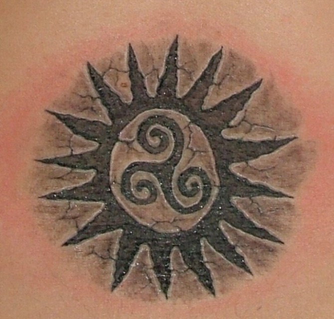 Celtic Sun Tattoo