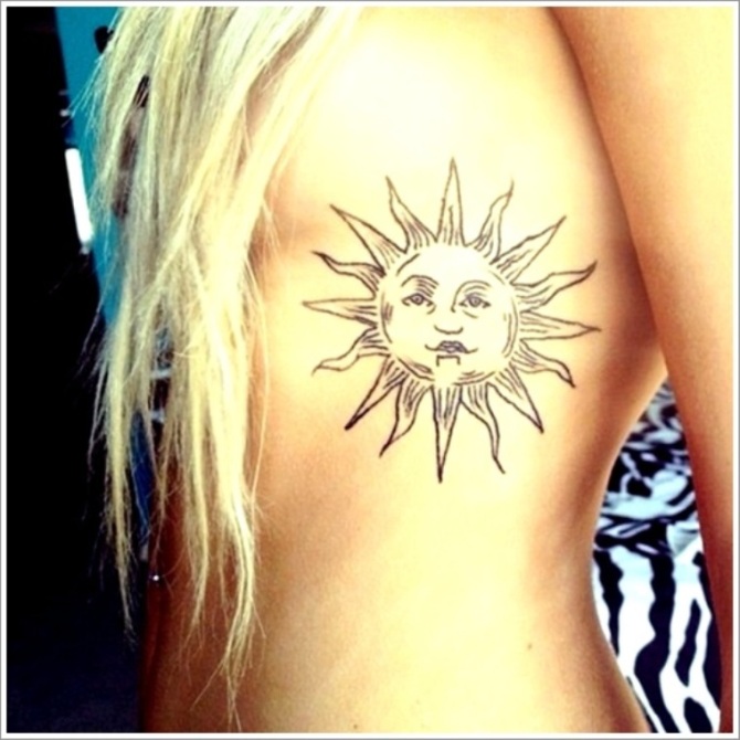 Sun Tattoo