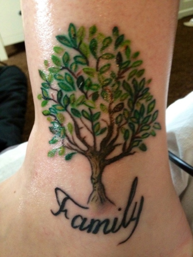 Family Tree Tattoo Designs