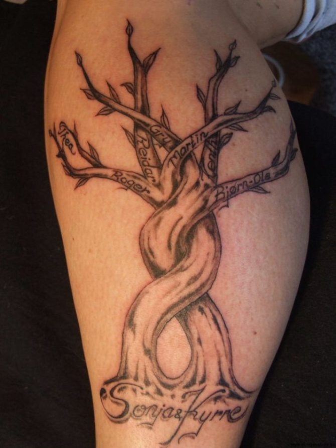 Family Tree Tattoo Designs