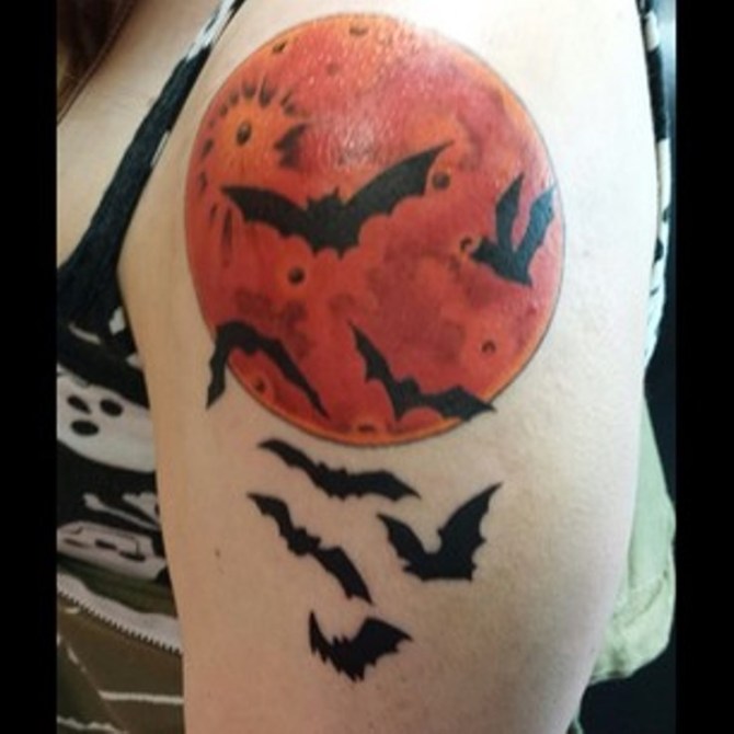 Blood Moon Tattoo