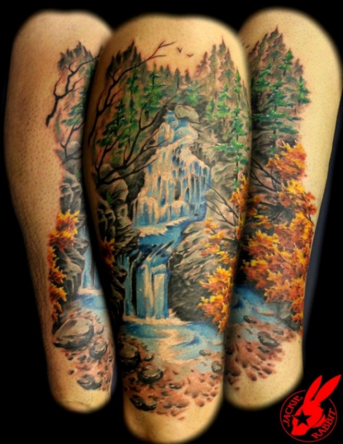 Waterfall Tattoo