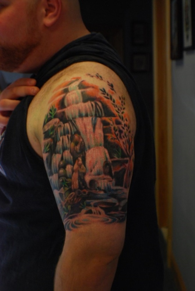  Waterfall Tattoo