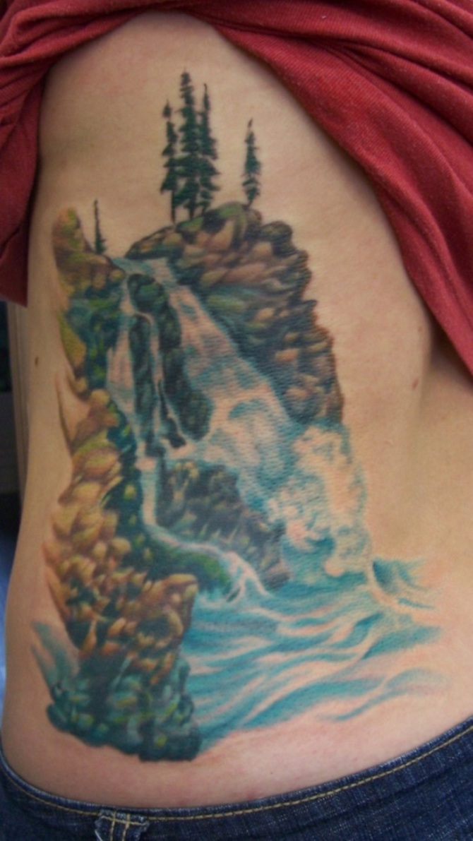 Waterfall Tattoo