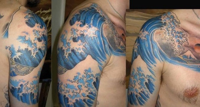 Japanese Waves Tattoo