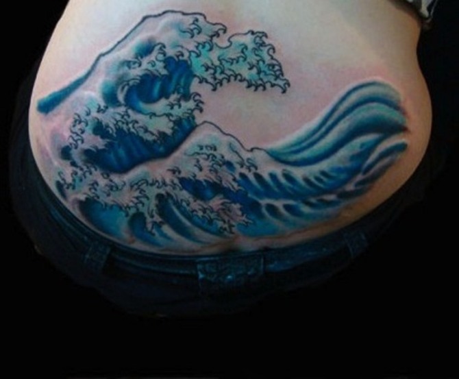 Ocean Waves Tattoo