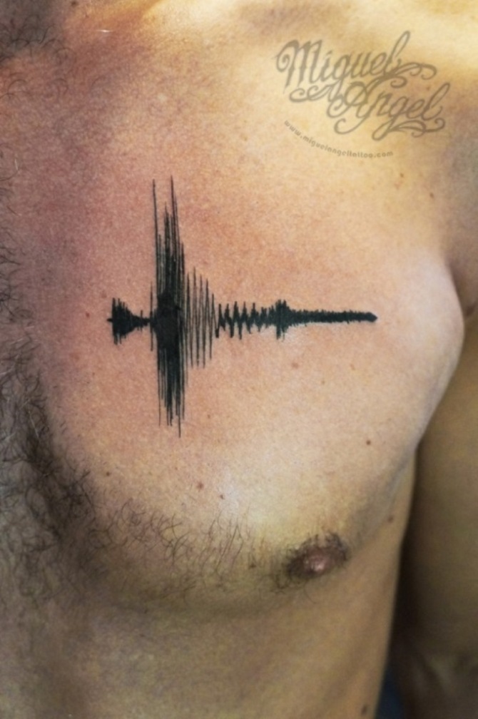 Voice Wave Tattoo