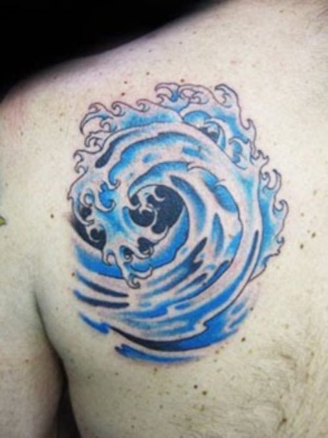 Water Waves Tattoo