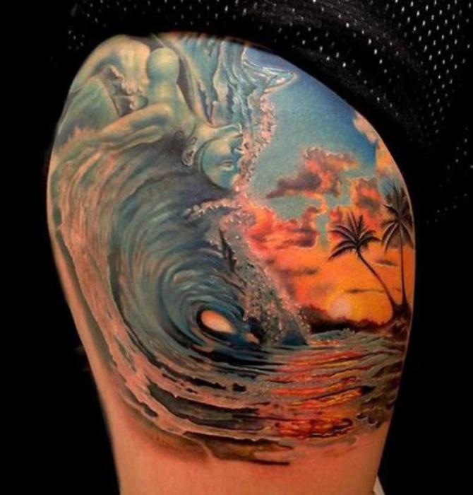 Waves Tattoo