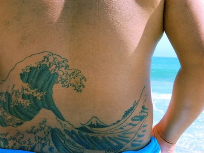 Ocean Waves Tattoo