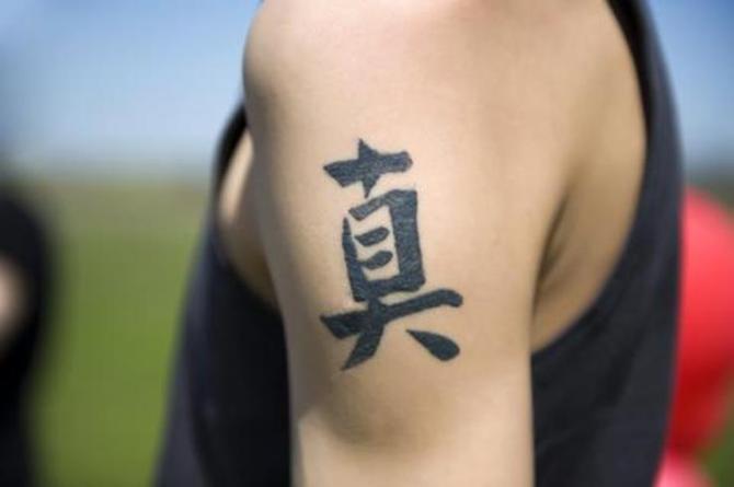 Japanese Calligraphy Tattoo