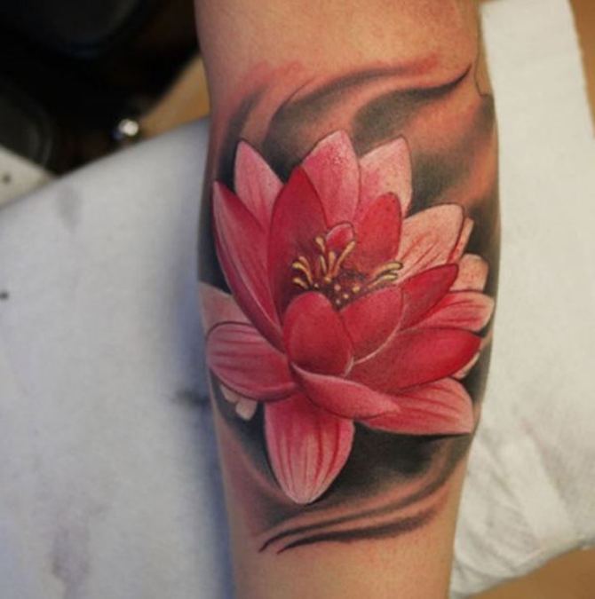 Japanese Lotus Tattoo