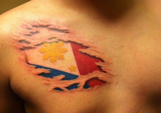 Philippine Flag Tattoo Designs