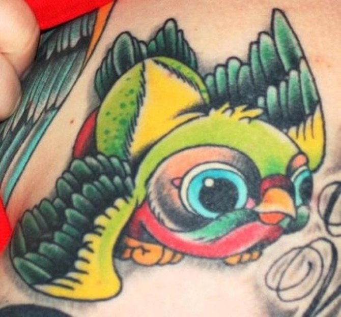 Funny Cartoon Tattoo Designs