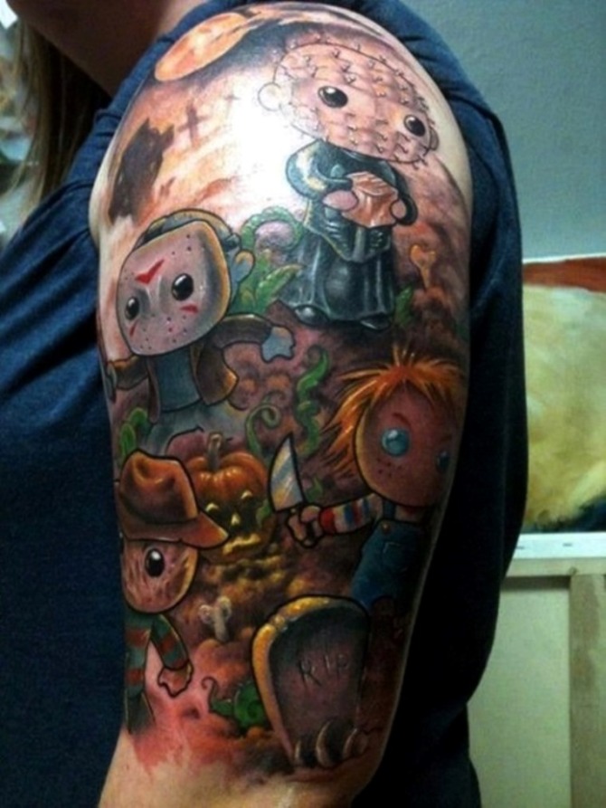 Tattoo Cartoon Style