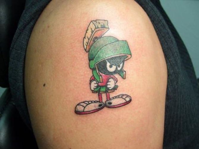 Marvin the Martian Tattoo