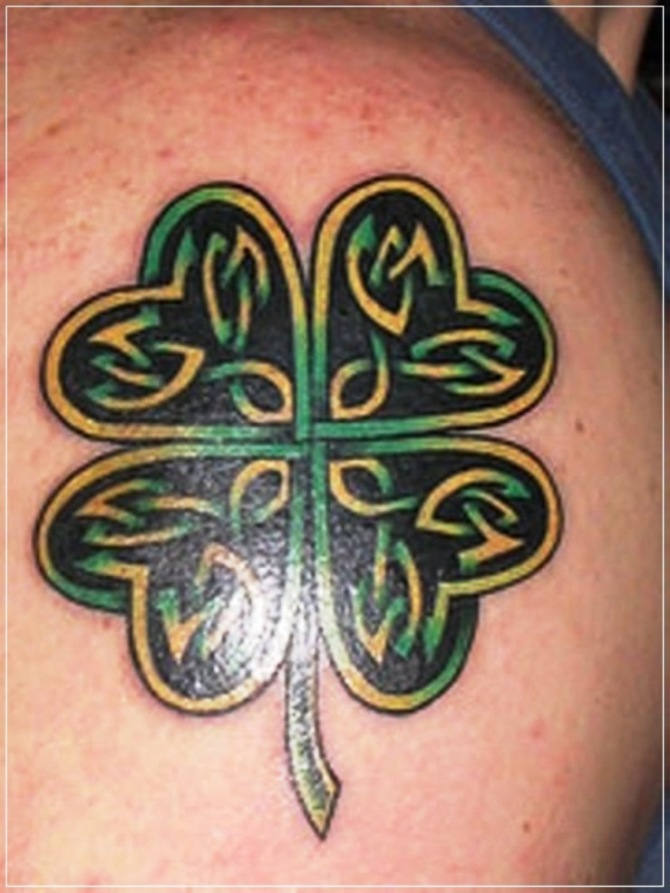 Four Leaf Clover Tattoo