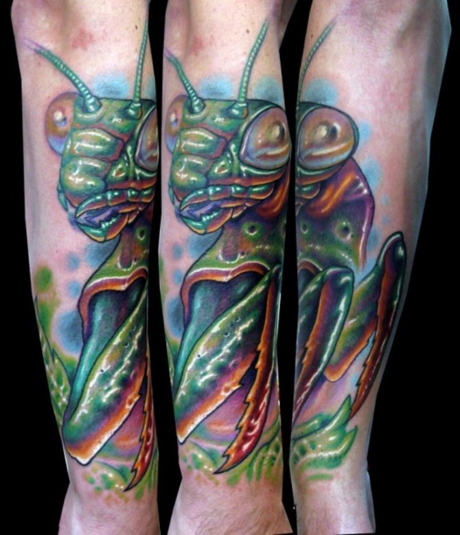 Praying Mantis Tattoo - Mantis Tattoos