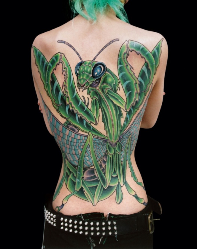 Praying Mantis Tattoo - Mantis Tattoos