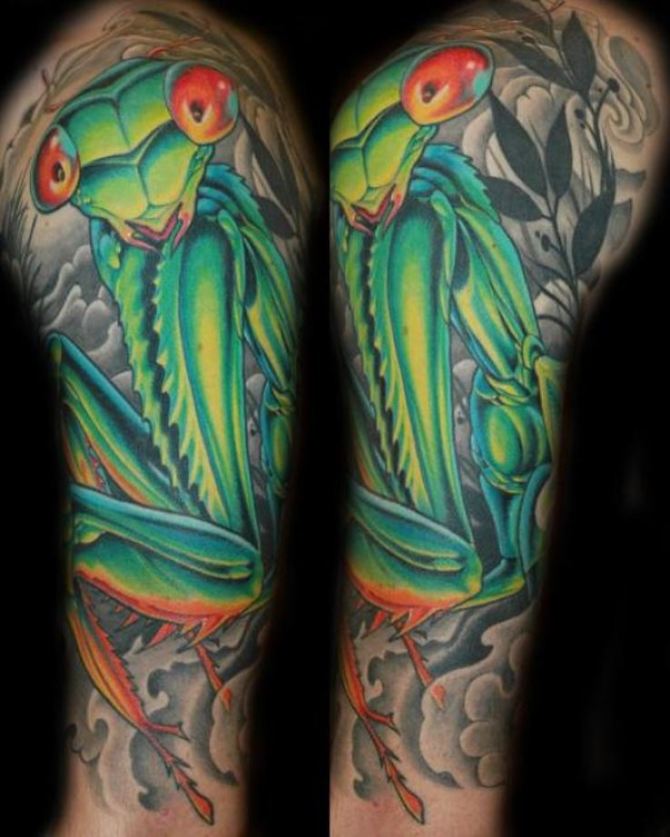 Religious Tattoo Mantis - Mantis Tattoos