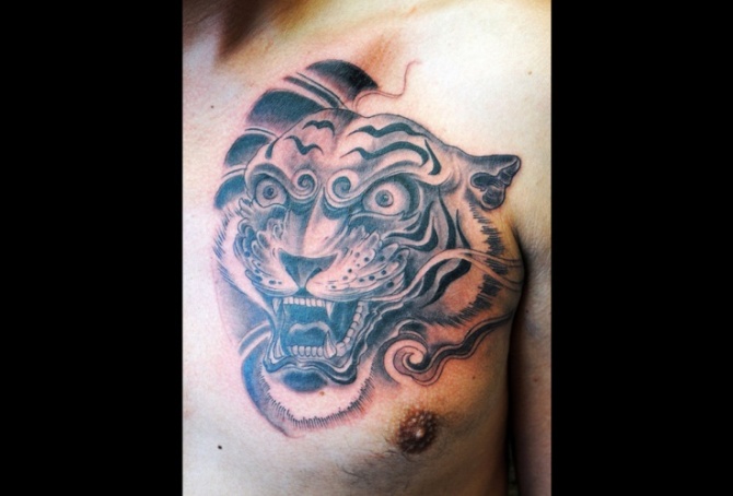  Oriental Tiger Tattoo - 40 Tiger Tattoos <3 <3