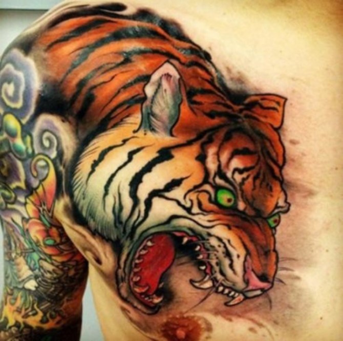  Tiger Tattoo Images - 40 Tiger Tattoos <3 <3