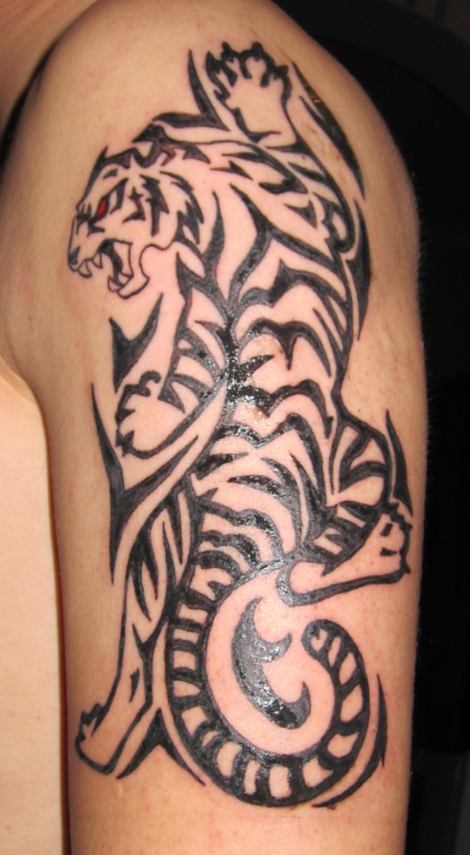  Tribal Tattoo for Men - 40 Tiger Tattoos <3 <3