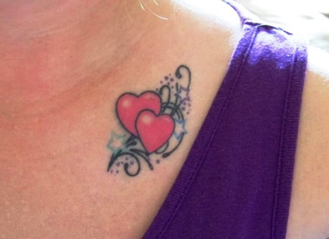 Female Tattoo on Hand - 40+ Heart Tattoos <3 <3