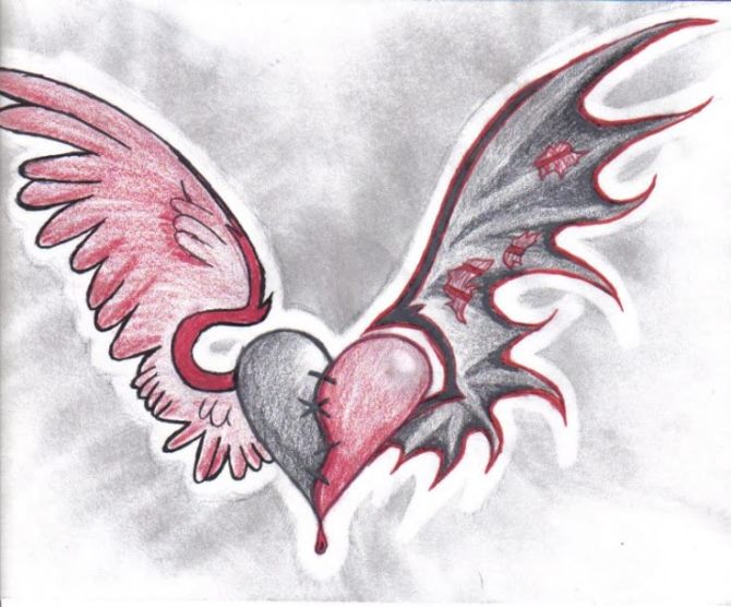 Cool Heart Designs to Draw - 40+ Heart Tattoos <3 <3