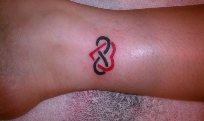  Infinity with Heart Tattoo - 40+ Heart Tattoos <3 <3