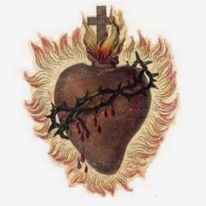 Sacred Heart of Christ - 40+ Heart Tattoos <3 <3