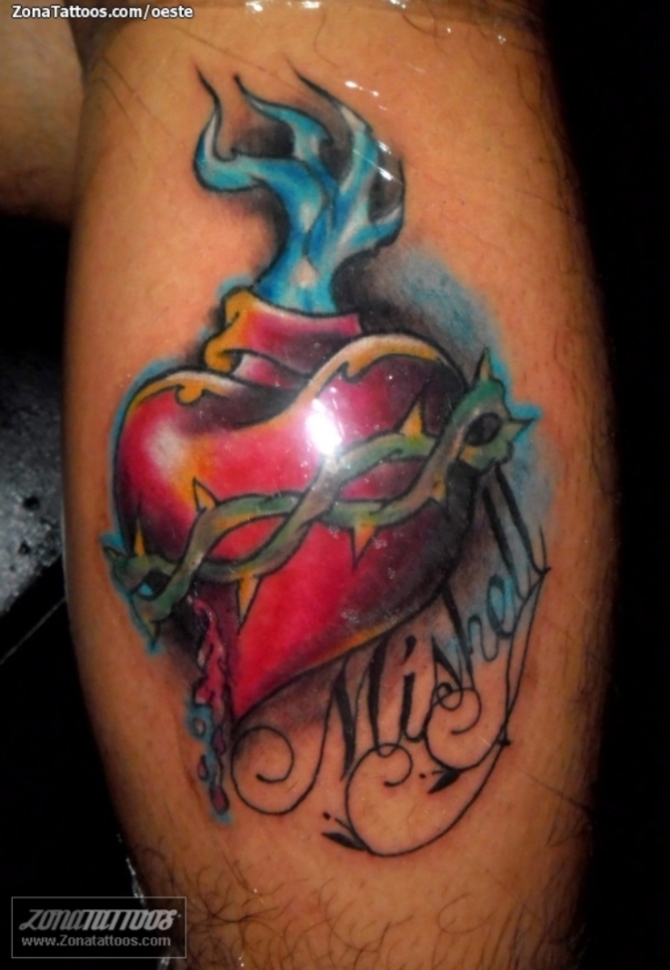Tattoo of Heart with Name - 40+ Heart Tattoos <3 <3
