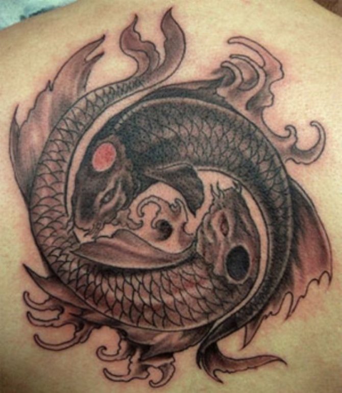  Yin Yang Tattoo Designs for Men - Pisces Zodiac Tattoos <3 <3