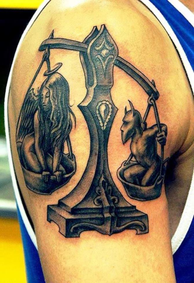  Libra Tattoo for Guys - Libra Zodiac Tattoos <3 <3
