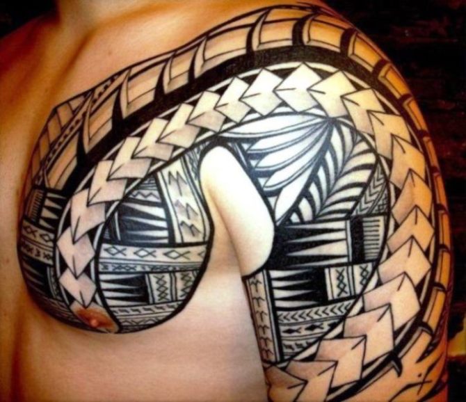  Tattoo Designs on Shoulder - Polynesian Tattoos <3 <3