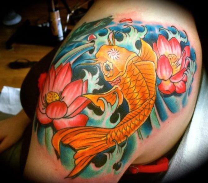 Koi Fish Tattoo - 30 Koi Fish Tattoos <3 <3