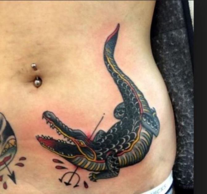Tattoo Crocodile - Crocodile Tattoos <3 <3