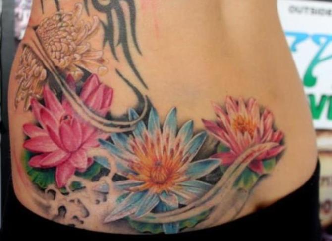 Water Lily Flower Tattoo - 20 Water Tattoos <3 <3
